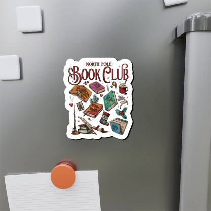 Pagewings SJM Book Club Christmas Fridge Magnet