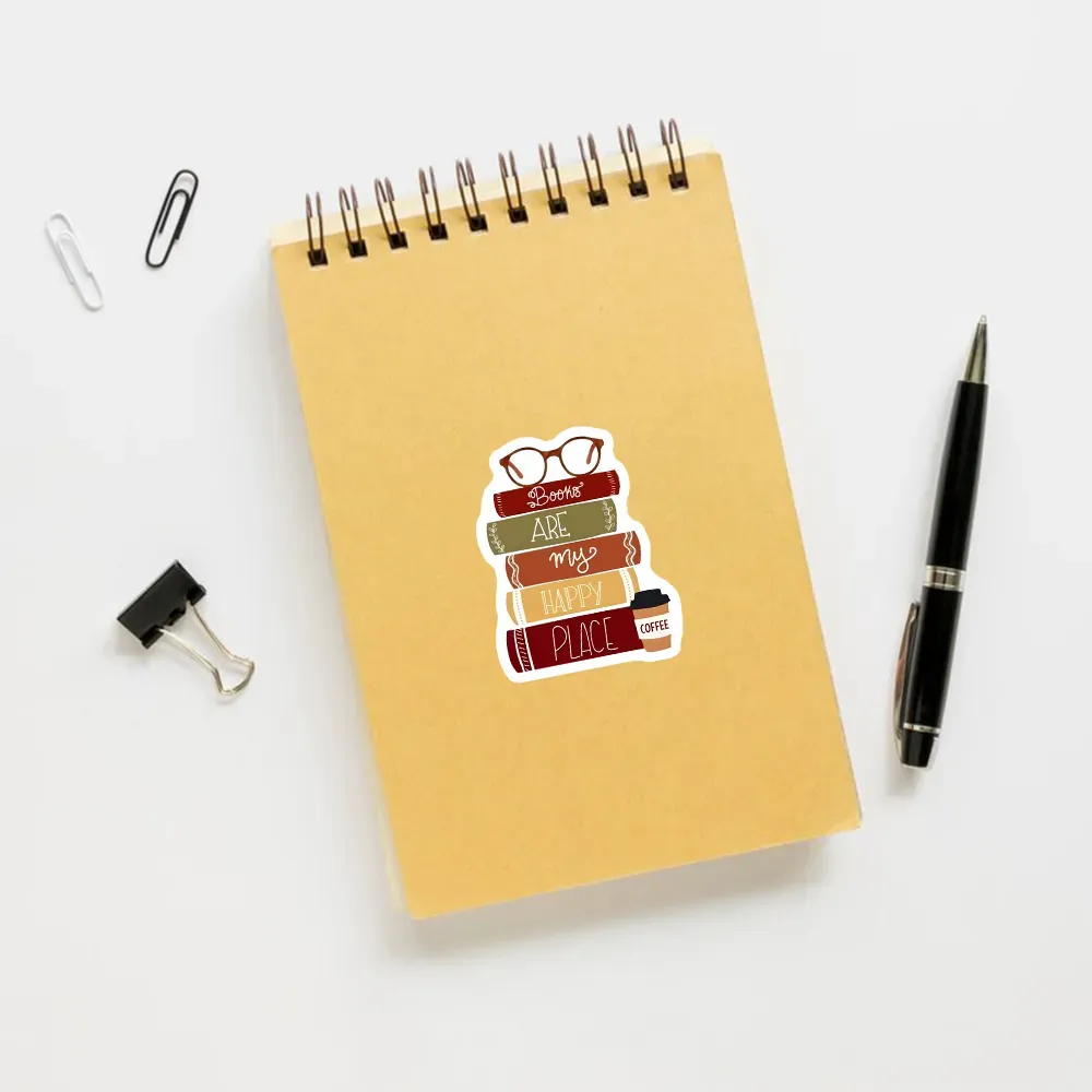 Pagewings Books are My Happy Place Sticker