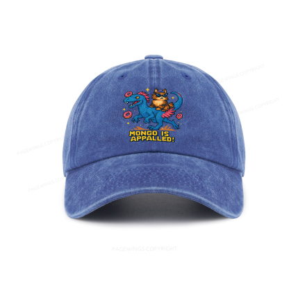 Pagewings Mongo Is Appalled Washed Cap