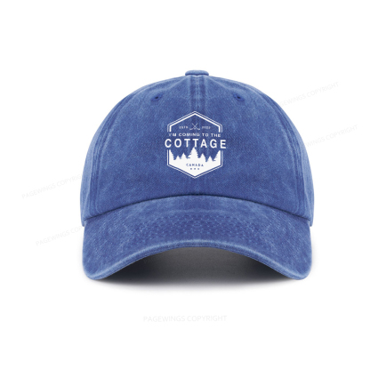 Pagewings Coming To The Cottage Washed Cap