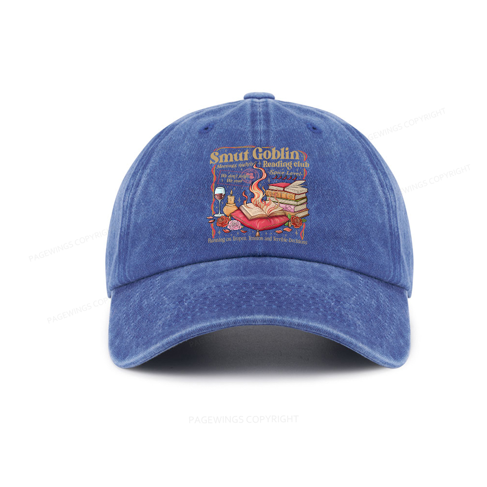 Pagewings Smut Goblin Washed Cap