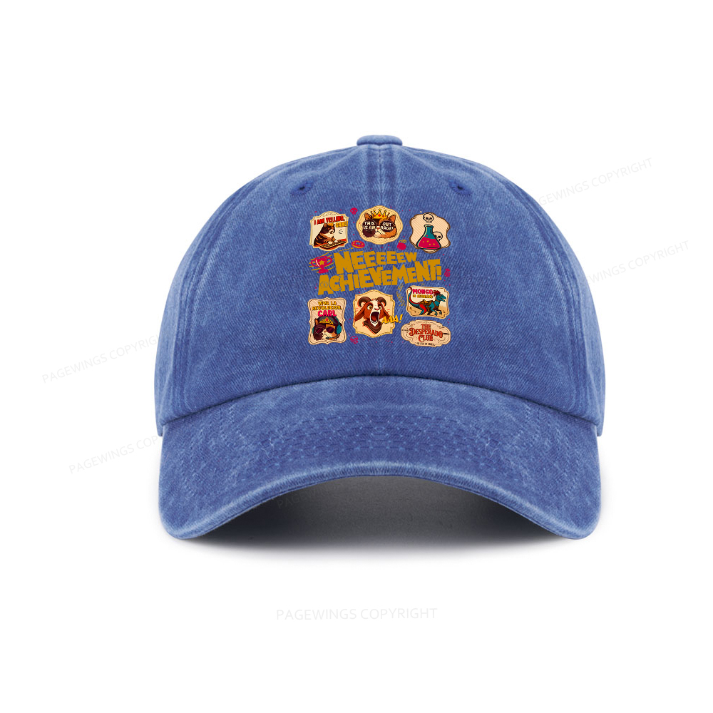 Pagewings New Achievement Washed Cap