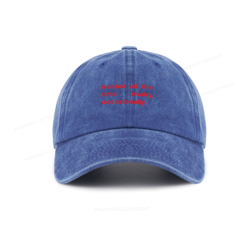 Pagewings The Time Rivalry Occasionally Washed Cap