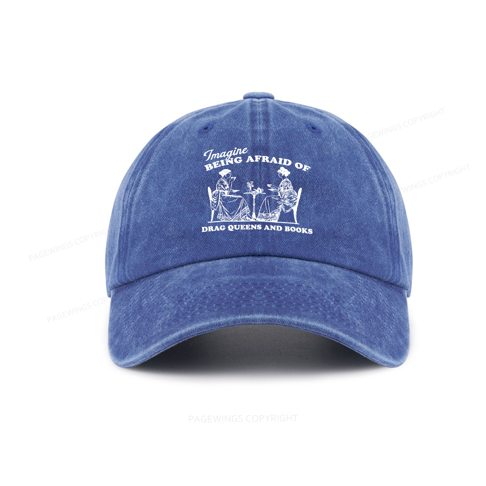 Pagewings Drag Queens Washed Cap