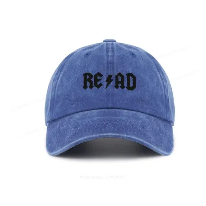 Pagewings Read Back In The Library "Rock And Roll" Washed Cap