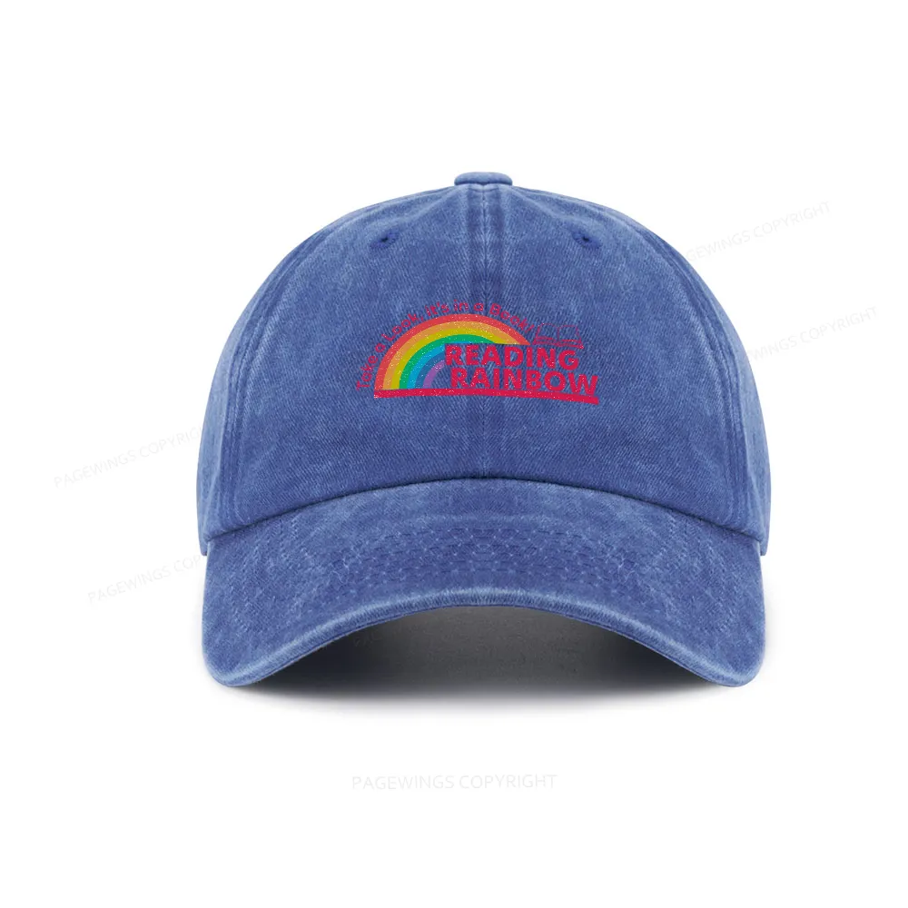 Pagewings Reading Rainbow Washed Cap