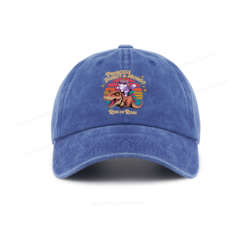 Pagewings Princess Donut & Mongo Washed Cap