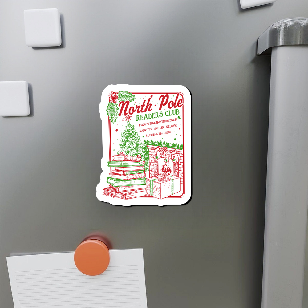 Pagewings Bookish Christma Fridge Magnet