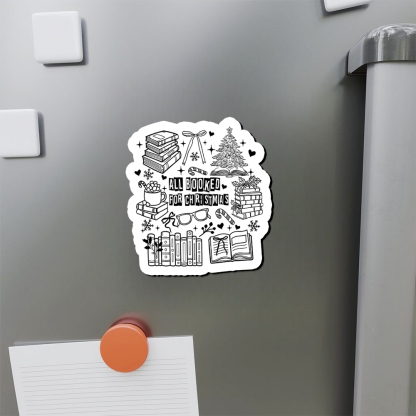 Pagewings All Booked For Christmas Fridge Magnet