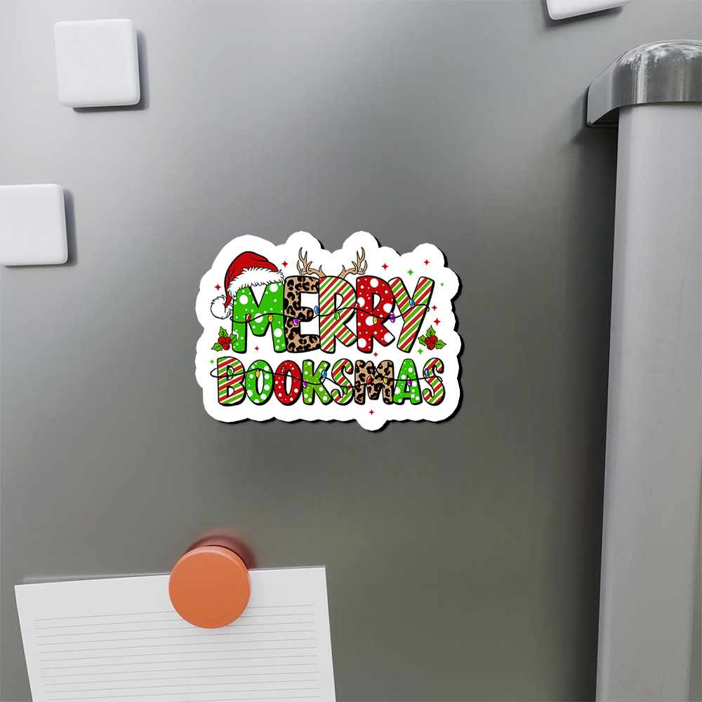 Pagewings Merry Booksmas Fridge Magnet