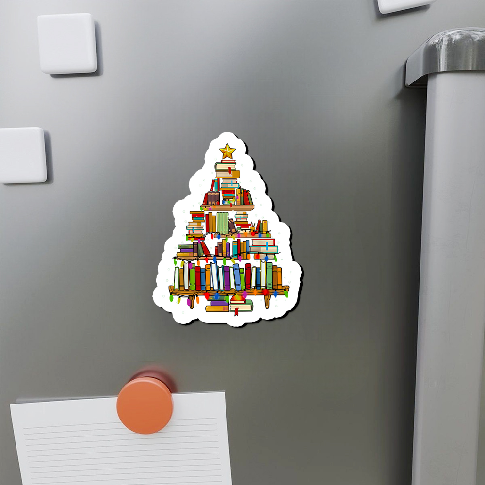 Pagewings Christmas Books Tree Fridge Magnet