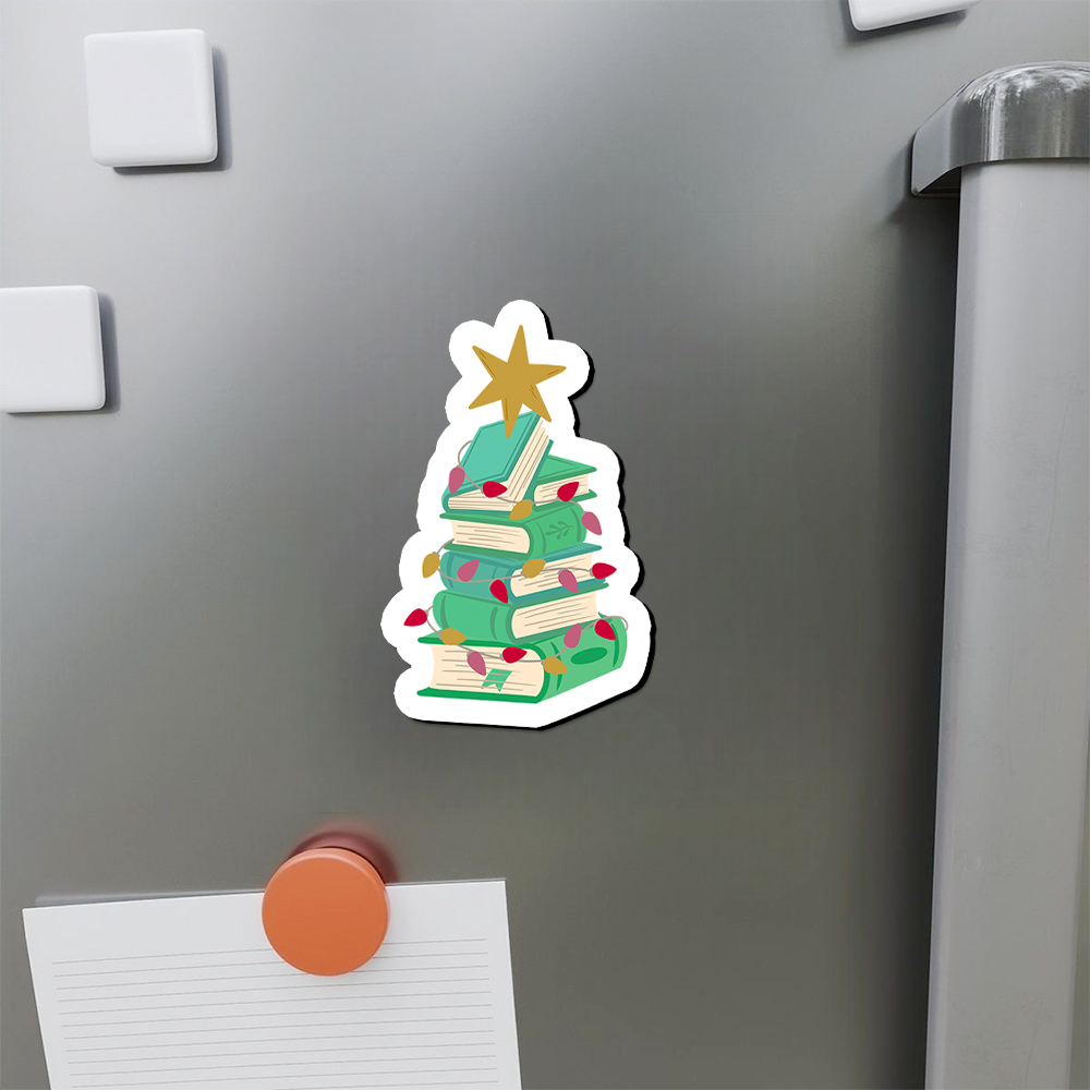 Pagewings Bookish Christmas Fridge Magnet