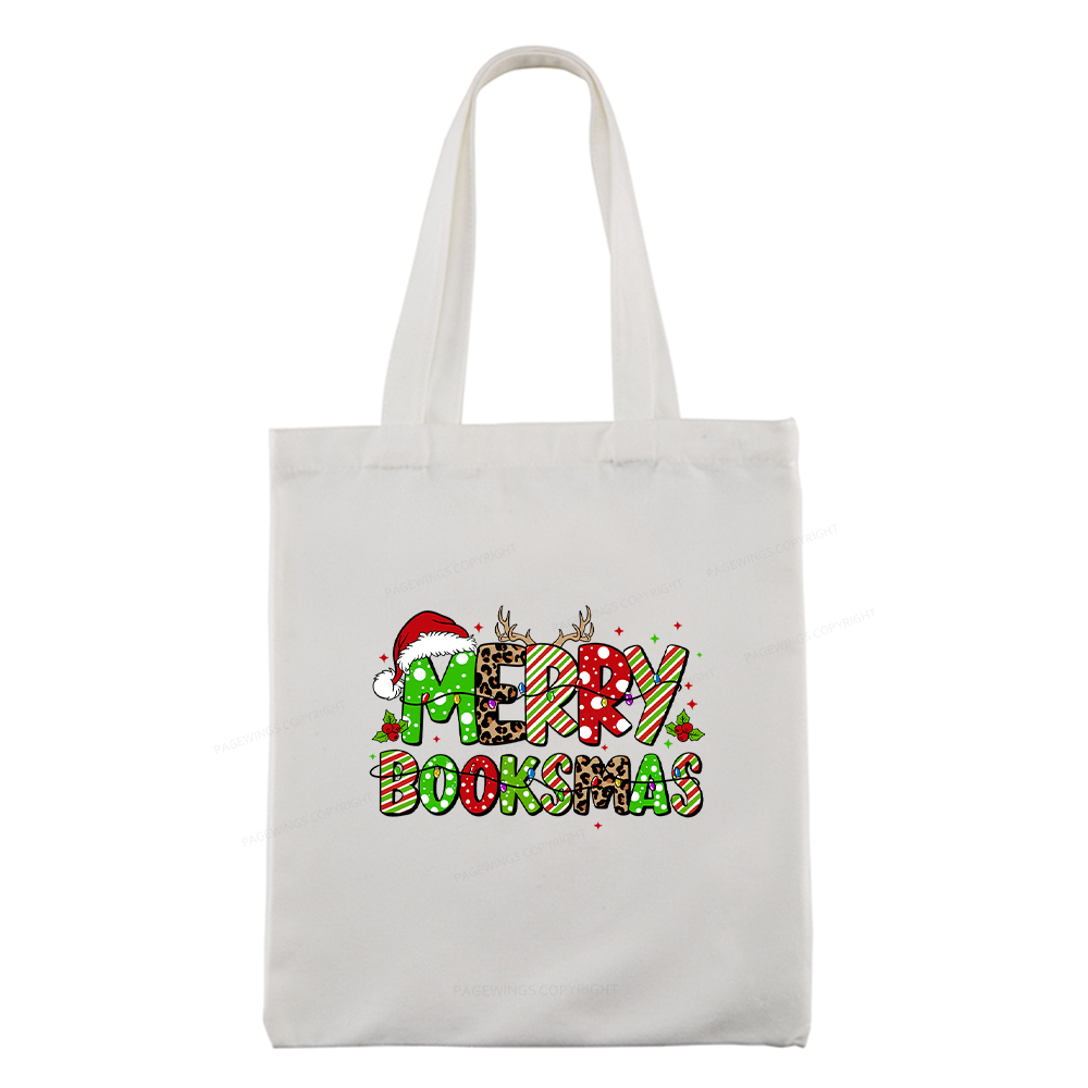 Pagewings Merry Booksmas Tote Bag