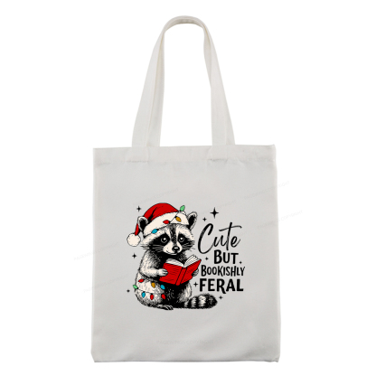 Pagewings Cute But Feral Tote Bag