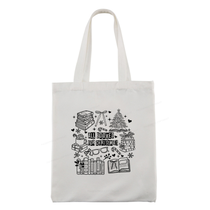 Pagewings All Booked For Christmas Tote Bag