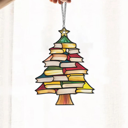 Pagewings Christmas Book Tree Ornament