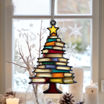 Pagewings Christmas Book Tree Ornament