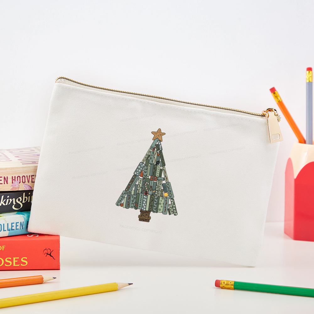 Pagewings Christmas Book Tree Pouch