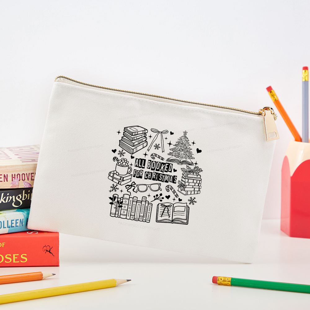 Pagewings All Booked For Christmas Pouch