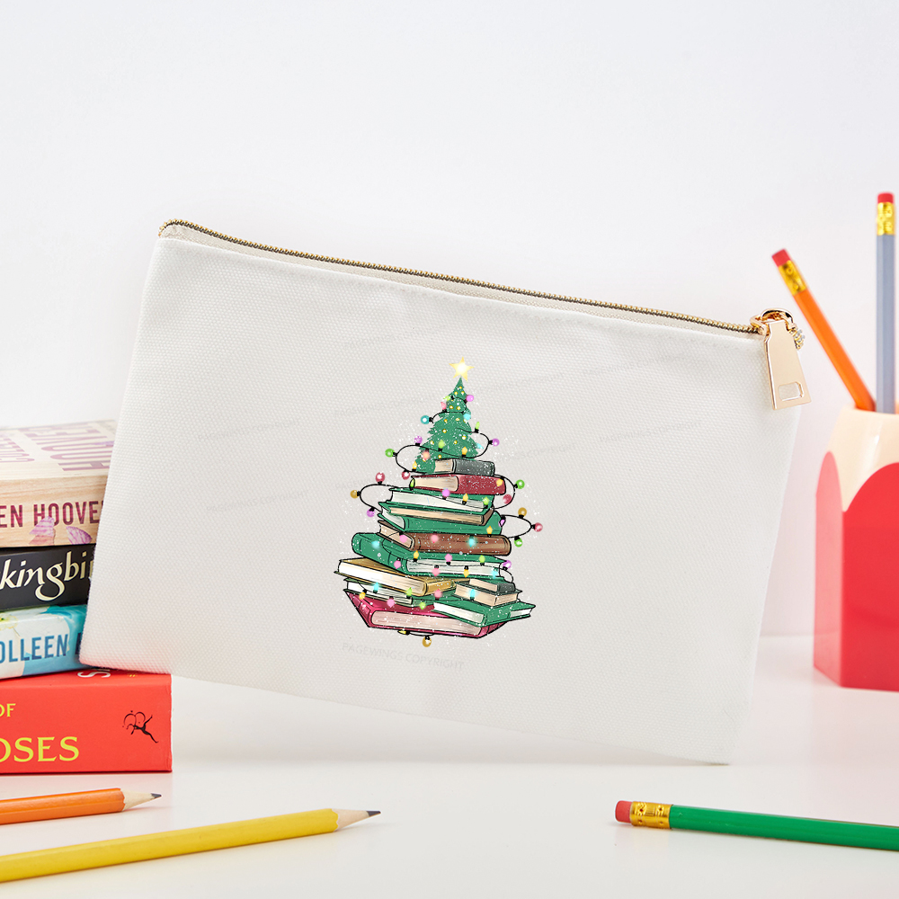 Pagewings Christmas Book Tree Pouch