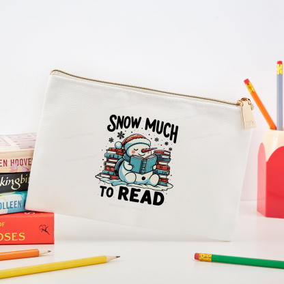 Pagewings Snow Much To Read Pouch