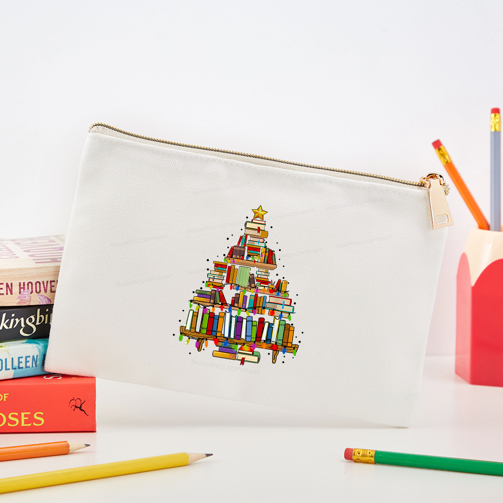 Pagewings Christmas Books Tree Pouch