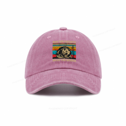 Pagewings Ban The Fascists Save The Books Washed Cap