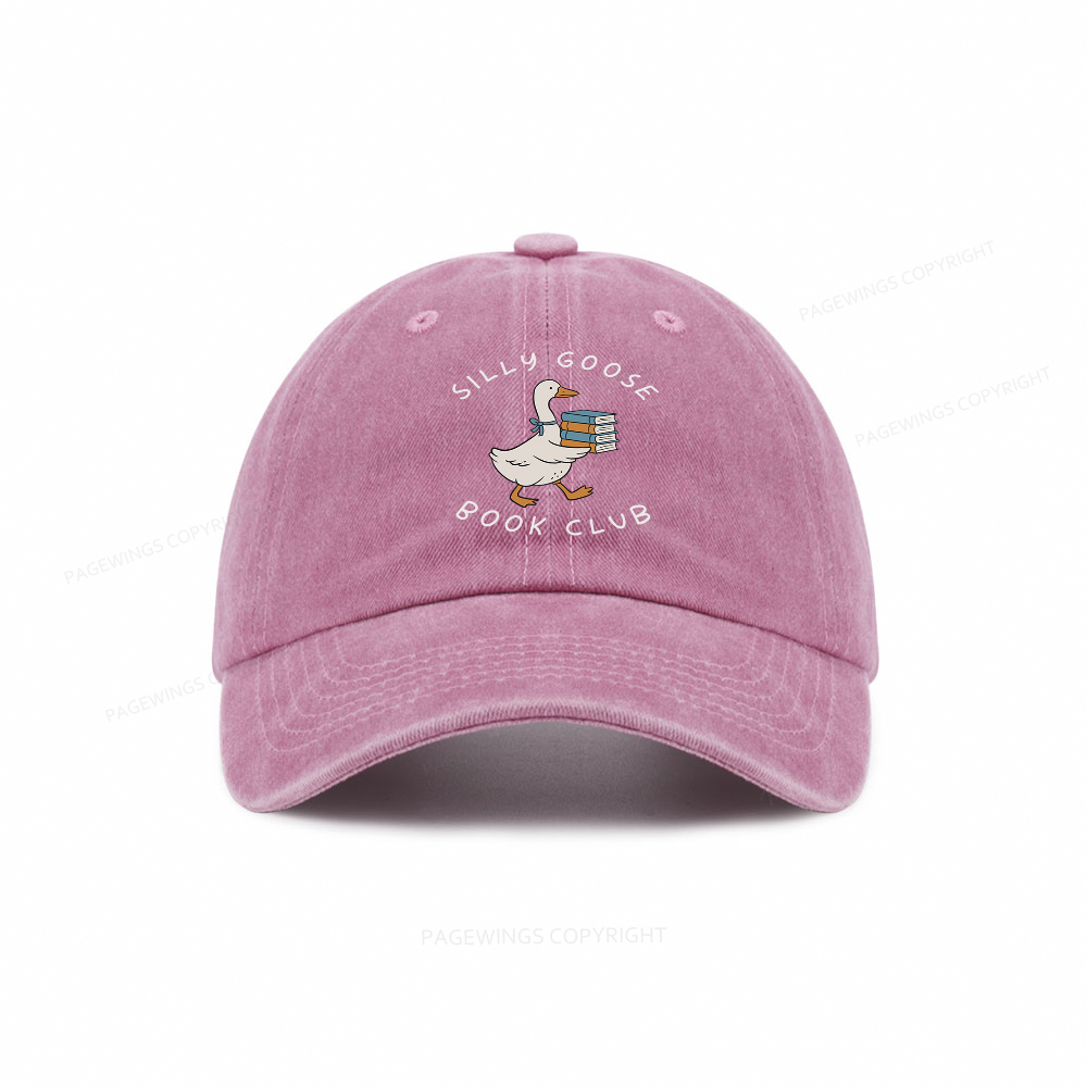 Pagewings Silly Goose Book Club Washed Cap