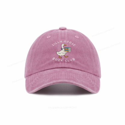Pagewings Silly Goose Book Club Washed Cap
