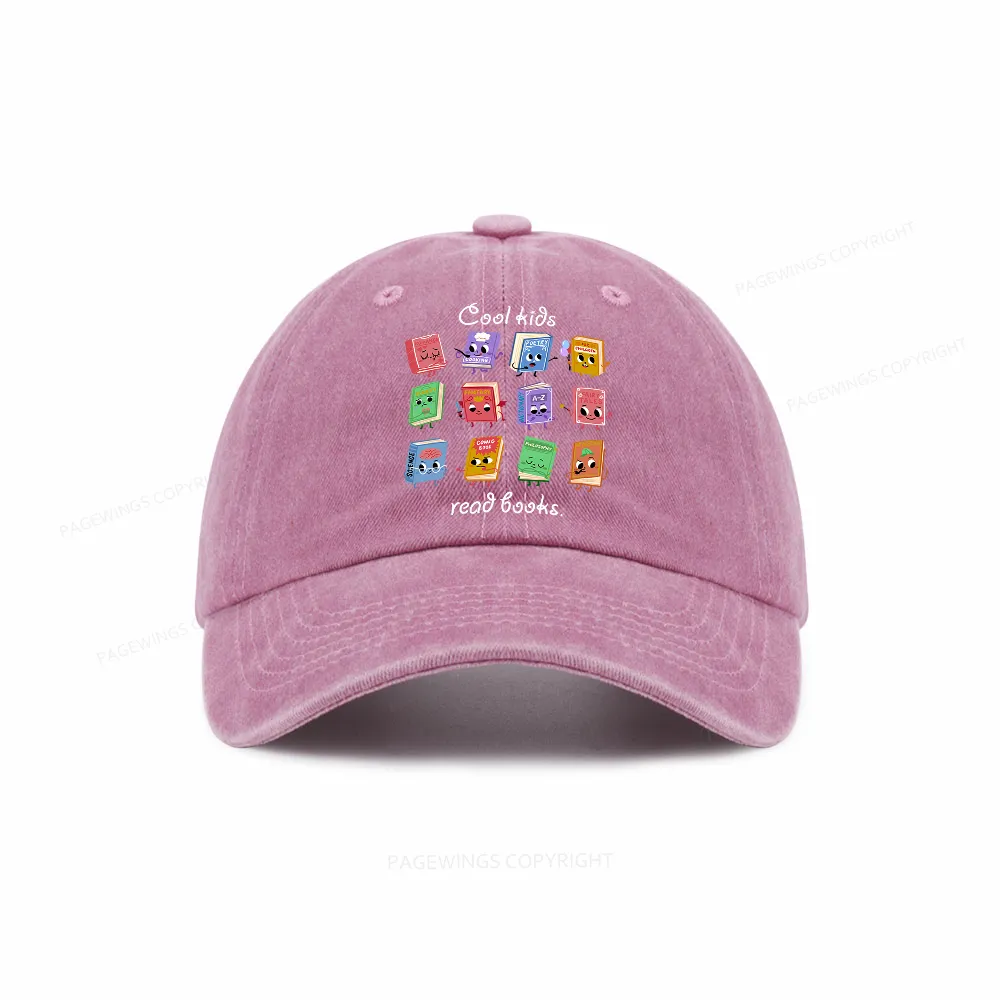 Pagewings School Librarian Shirt, Back To School Shirt Teacher Washed Cap