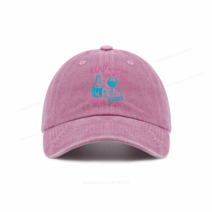 Pagewings Wine Lover Book Club Washed Cap