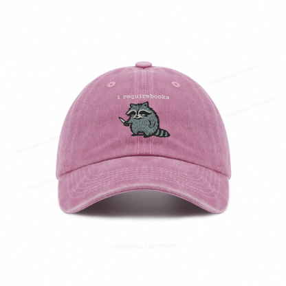 Pagewings I Require Books Washed Cap