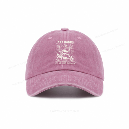 Pagewings You Sleep I Watch Washed Cap