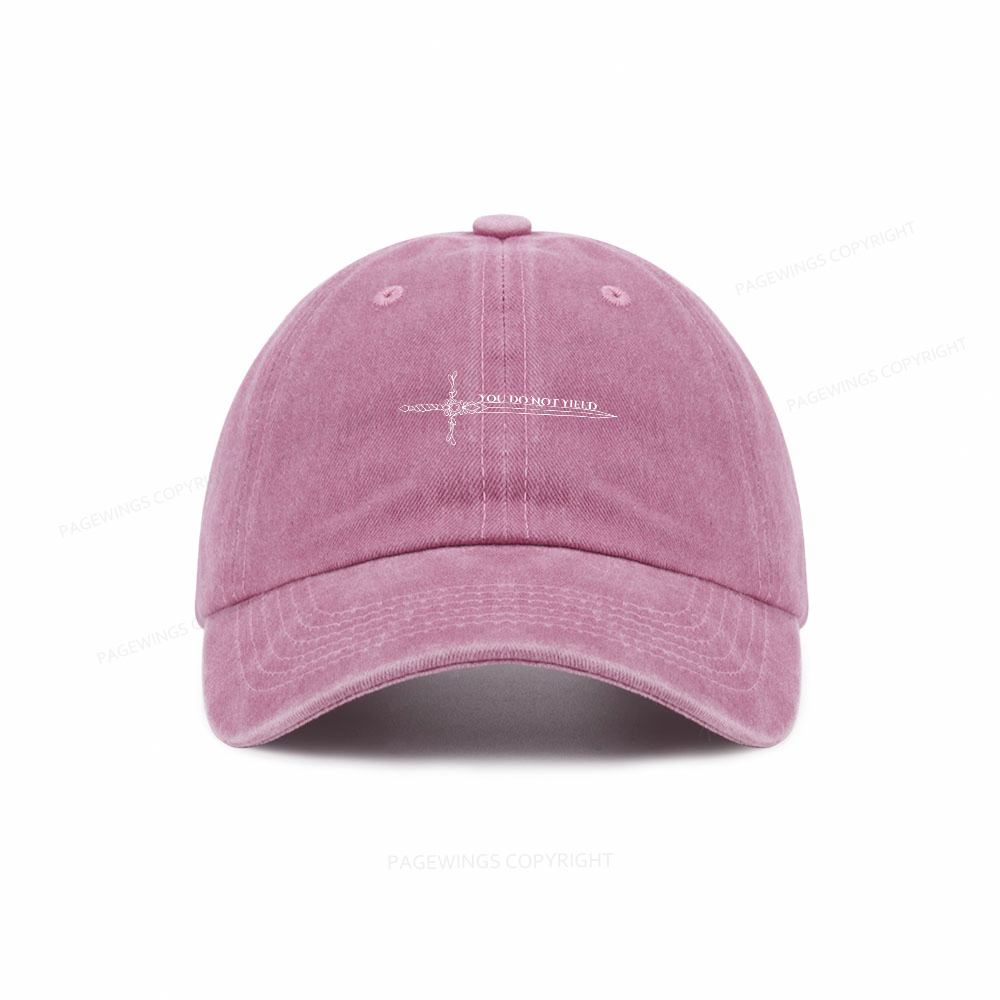 Pagewings You Do Not Yield Washed Cap