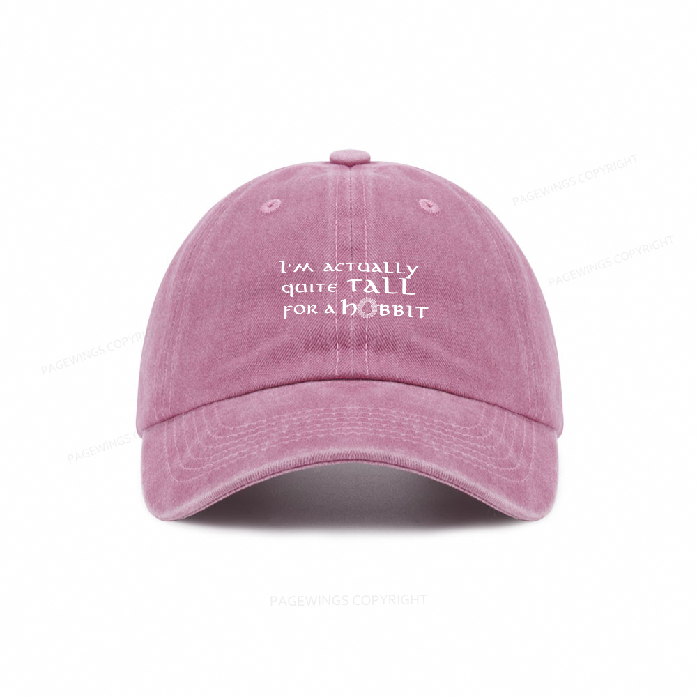 Pagewings I'm Actually Quite Tall Washed Cap