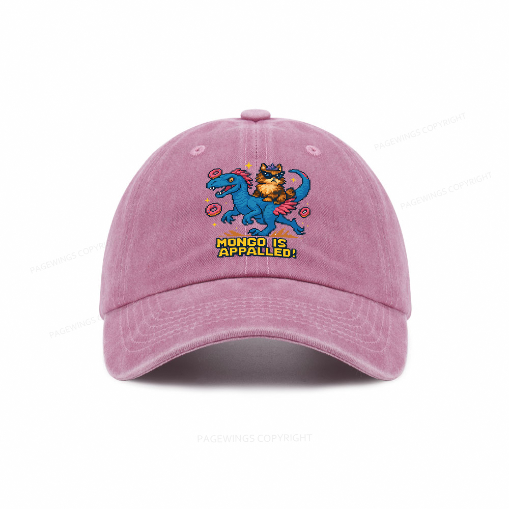 Pagewings Mongo Is Appalled Washed Cap
