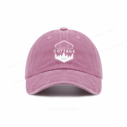 Pagewings Coming To The Cottage Washed Cap
