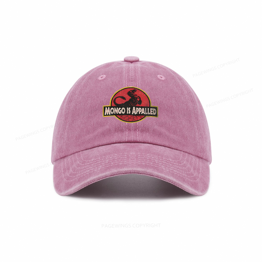 Pagewings Mongo Is Appalled Washed Cap