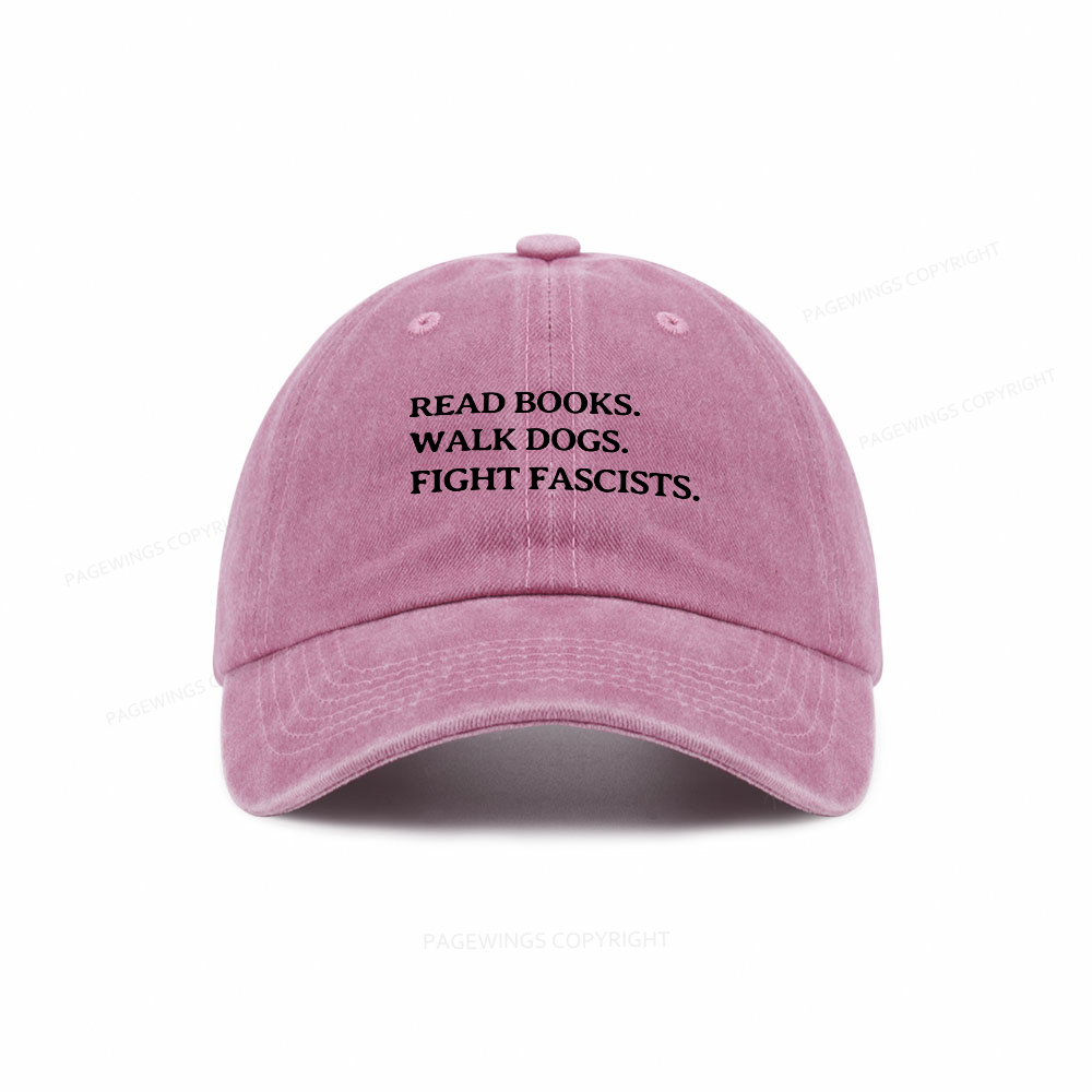 Pagewings Read Books Walk Dogs Washed Cap
