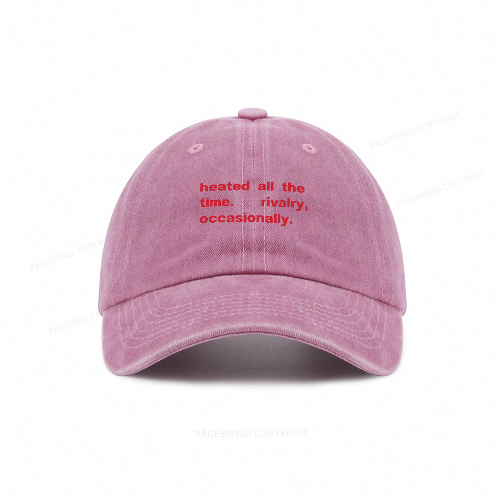 Pagewings The Time Rivalry Occasionally Washed Cap