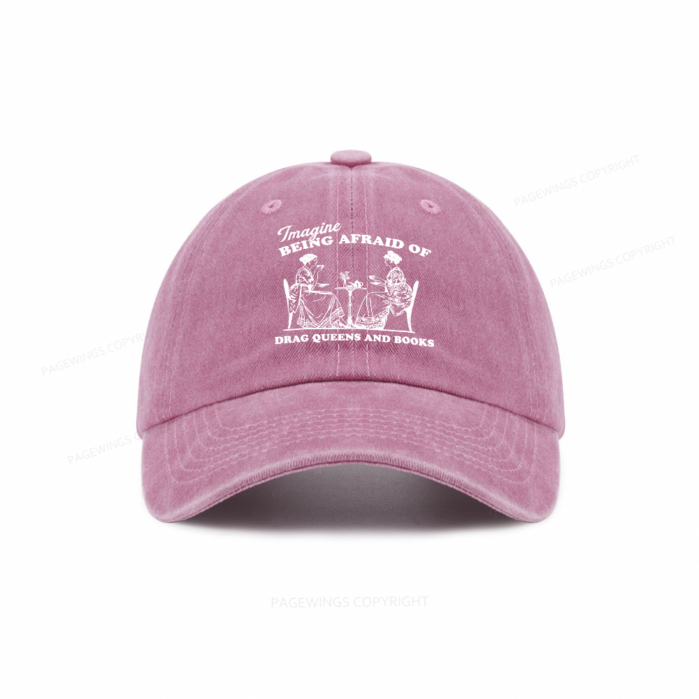 Pagewings Drag Queens Washed Cap