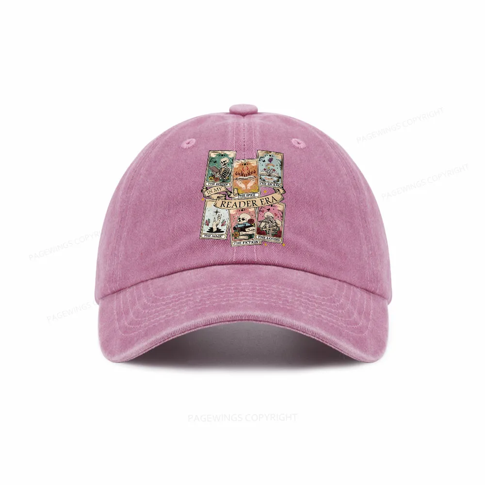 Pagewing Book Lover Gift, Bookish Gift Washed Cap