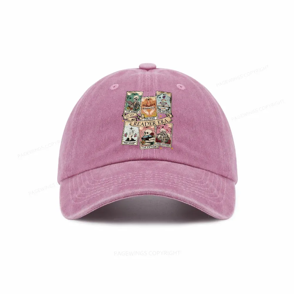 Pagewing Book Lover Gift, Bookish Gift Washed Cap