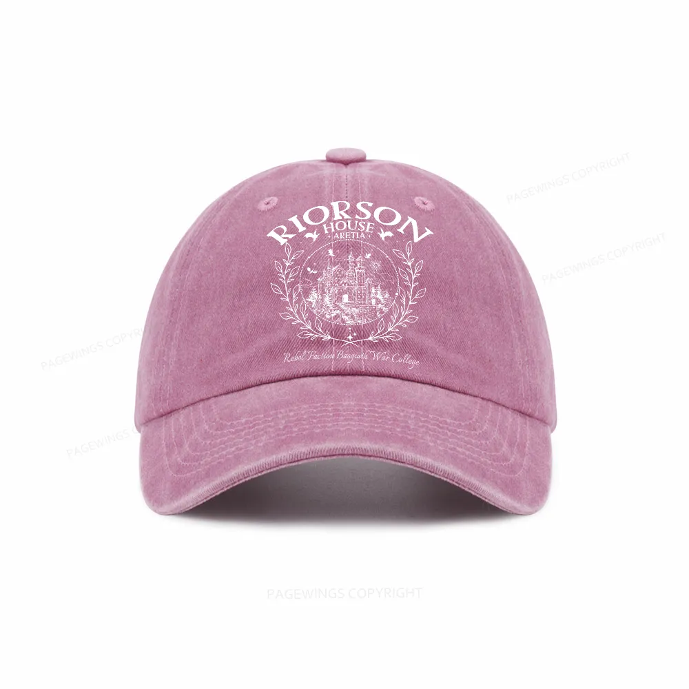 Pagewings Fourth Wing Washed Cap