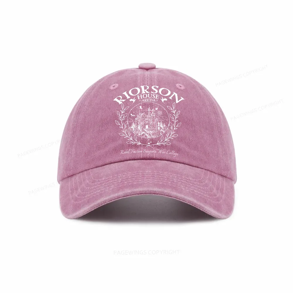 Pagewings Fourth Wing Washed Cap