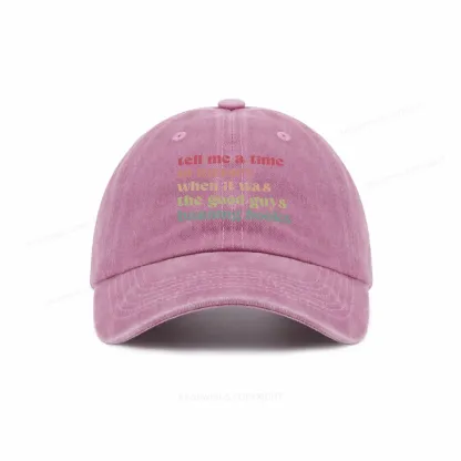 Pagewings Tell Me a Time in History Washed Cap