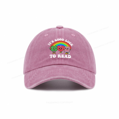 Pagewings St. Patrick's Day Librarian Washed Cap