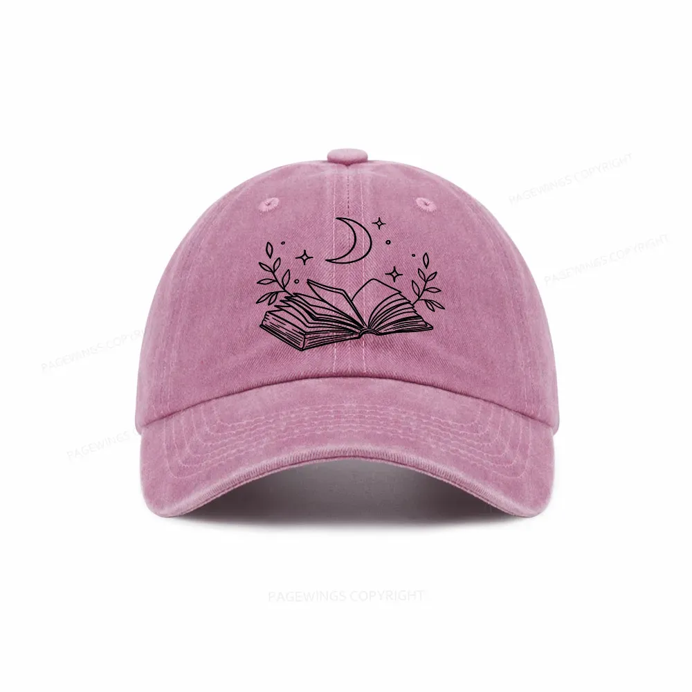 Pagewings Comfort Colors Read Books Be Kind Stay Weird Washed Cap