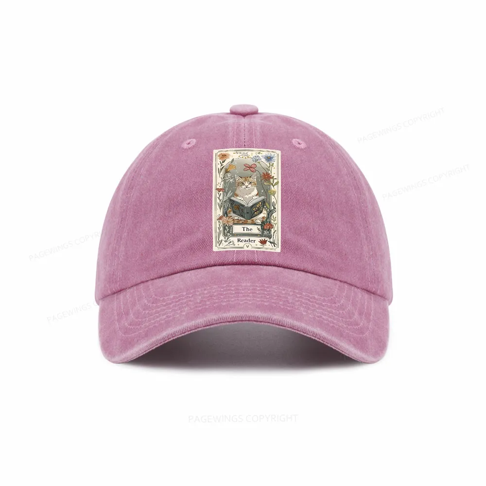 Pagewings The Reader Washed Cap