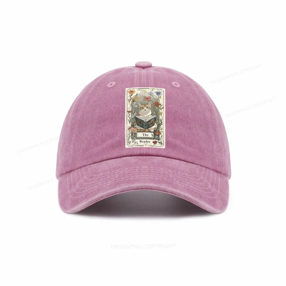 Pagewings The Reader Washed Cap